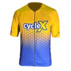 Camisa cyclex amarela/azul 2023