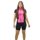 Camisa de Ciclismo Camisa Bike Mtb Ciclista Manga Curta com Punho - Feminina - D.A Modas