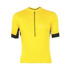 Camisa De Ciclismo Sport Masculina Amarela Tamanho GG Dryfit Superlight Proteção UV30 Atrio - VB014
