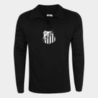 Camisa de Goleiro Retrô Santos Manga Longa 62/63 nº 1 Athleta Masculina