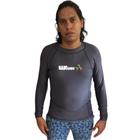 CAMISA DE LYCRA MANGA LONGA Nanocubos masculina UV50+ térmica verão calor praia Surf Bodyboard Canoagem Kitesurf Wakeboard Esqui aquático Pesca vela