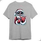 Camisa De Natal Vibe Papai Noel Estiloso Familia Natalina