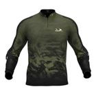 Camisa de Pesca Com Proteção UV Camuflado 05 XG - Presa Viva