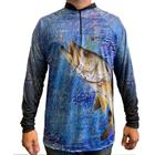 Camisa de Pesca Proteção Solar UV Robalo - Oficial da Pesca P