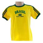 Camisa do Brasil Bordada Adulto Unissex