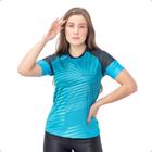 Camisa dry fit academia feminina com proteção UV B37