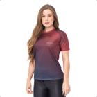 Camisa dry fit academia feminina com proteção UV B40
