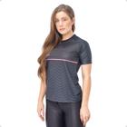 Camisa dry fit academia feminina com proteção UV B46