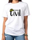 Camisa Engenharia Civil - profissões - faculdade