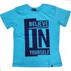 Camisa Estampada Believe On Yourself 10 a 16 Anos - Nacional