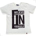 Camisa Estampada Believe On Yourself 10 a 16 Anos - Nacional