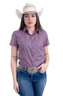Camisa Fem. Manga Curta Texas Farm - Cafc050 - Xadrez