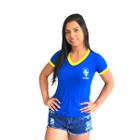 Camisa Feminina do Brasil Baby Look - Edição Limitada para a Copa do Mundo Feminina 2023