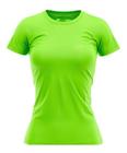 Camisa Feminina Dry Fit Neon Fitness Academia Bike