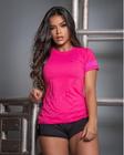 Camisa feminina fitness pink - Pérola