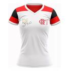 Camisa Feminina Flamengo Babylook Zico Retrô Oficial - Braziline