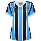 Camisa Feminina Grêmio Home Azul Listrada 2023