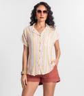 Camisa Feminina Manga Curta Select Bege