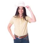 Camisa Feminina Manga Curta Texas Farm - Cafc023 - Xadrez