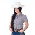 Camisa Feminina Manga Curta Texas Farm - Cafc040 - Xadrez