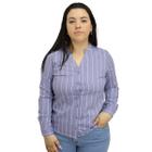 Camisa Feminina Manga Longa Listrada Facinelli 660131