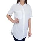 Camisa Feminina Milani MC Chemise Kami Branca - 206-24