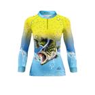 Camisa Feminina Pesca Proteção Uv50 Pescaria Esportiva Preta