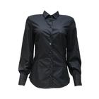 Camisa feminina slim preto - dudalina 44