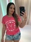 Camisa feminina T-shirt Feminina Baby look