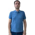 Camisa Fideli Polo Algodão Peruano Azul PR805010