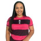 Camisa Flamengo Feminina Sun Outubro Rosa Oficial Babylook