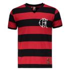 Camisa Flamengo FlaTri Masculina - Preto e Vermelho - Braziline