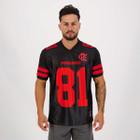 Camisa Flamengo Kicker Preta - Braziline