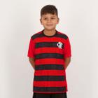 Camisa Flamengo Shout Infantil Vermelha e Preta