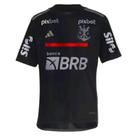 Camisa Flamengo Third III 23/24 com Patrocínios -Torcedor Masculina Preto Furta-cor Silkado