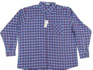 Camisa Flanela Manga Longa Xadrez Plus Size 5962, Masculina, 100% algodão