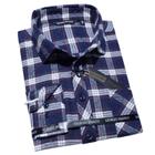 Camisa Flanela Masculina Xadrez Lenhador Manga Longa Com Bolso Giorgio