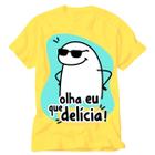 Camisa Flork amarela frase mãe você é uma joia tudo pra mim