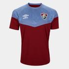 Camisa Fluminense 23/24 s/n Treino Umbro Masculina - Vinho+Azul
