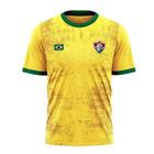 Camisa Fluminense Brasil Kokama Infantil Amarela - Braziline