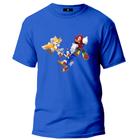 Camisa Geek Sonic Jogo Filme Adulto Masculino Conforto