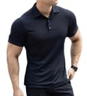 Camisa Gola Polo Classic Piquet Masculina Básica Casual Polo Ótima qualidade Black&White