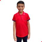 Camisa Gola Polo Infantil Camiseta Juvenil Masculina Menino