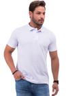 Camisa Gola Polo Lisa Slim Amanda Block Manga Curta com Botões em Algodão