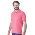 Camisa Gola Polo Masculina Piquet Lisa Bordado Manga Curta