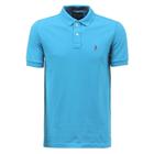 Camisa Gola Polo Masculina Turquesa Austin Western 36005