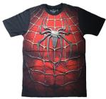 Camisa Homem Aranha Spider Man Camiseta Basica Infantil Masculina Adulto