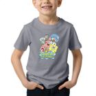 Camisa Infantil Bob Serie Animação Esponja 100% Algodão Desenho