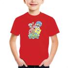 Camisa Infantil Bob Serie Animação Esponja 100% Algodão Desenho