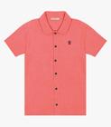 Camisa Infantil Masculina Em Linho Trick Nick Rosa